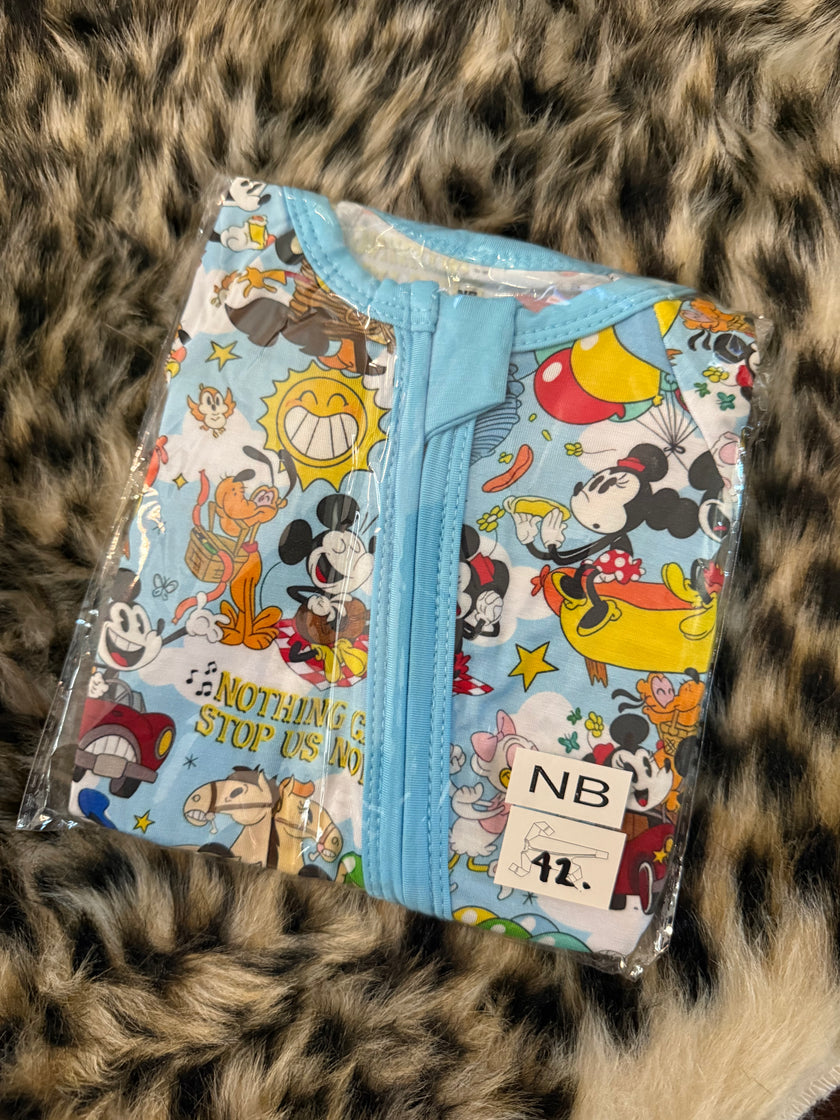 42. NOTHING CAN STOP US NOW DREAMLAND LONG SLEEVE SLEEPER - Bamboo - NEWBORN