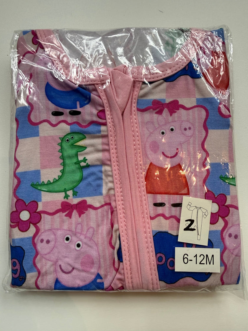 PINK PIG - DREAMLAND LONG SLEEVE SLEEPER- BAMBOO