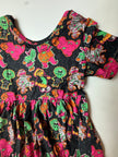 DINO BOO BASH - SIERRA SHORT SLEEVE TWIRL DRESS - KNIT