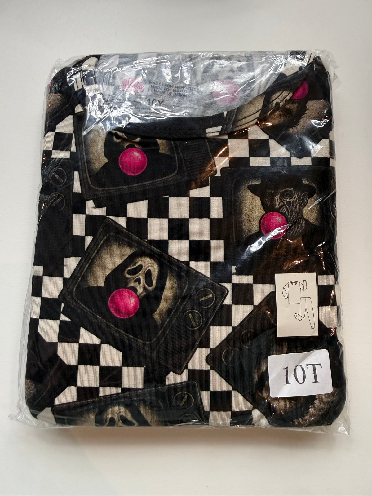 BUBBLEGUM FRIGHT NIGHT - SLUMBER LONG SLEEVE PAJAMA PANTS SET - BAMBOO