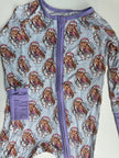 ICE PRINCESS - DREAMLAND LONG SLEEVE SLEEPER - BAMBOO