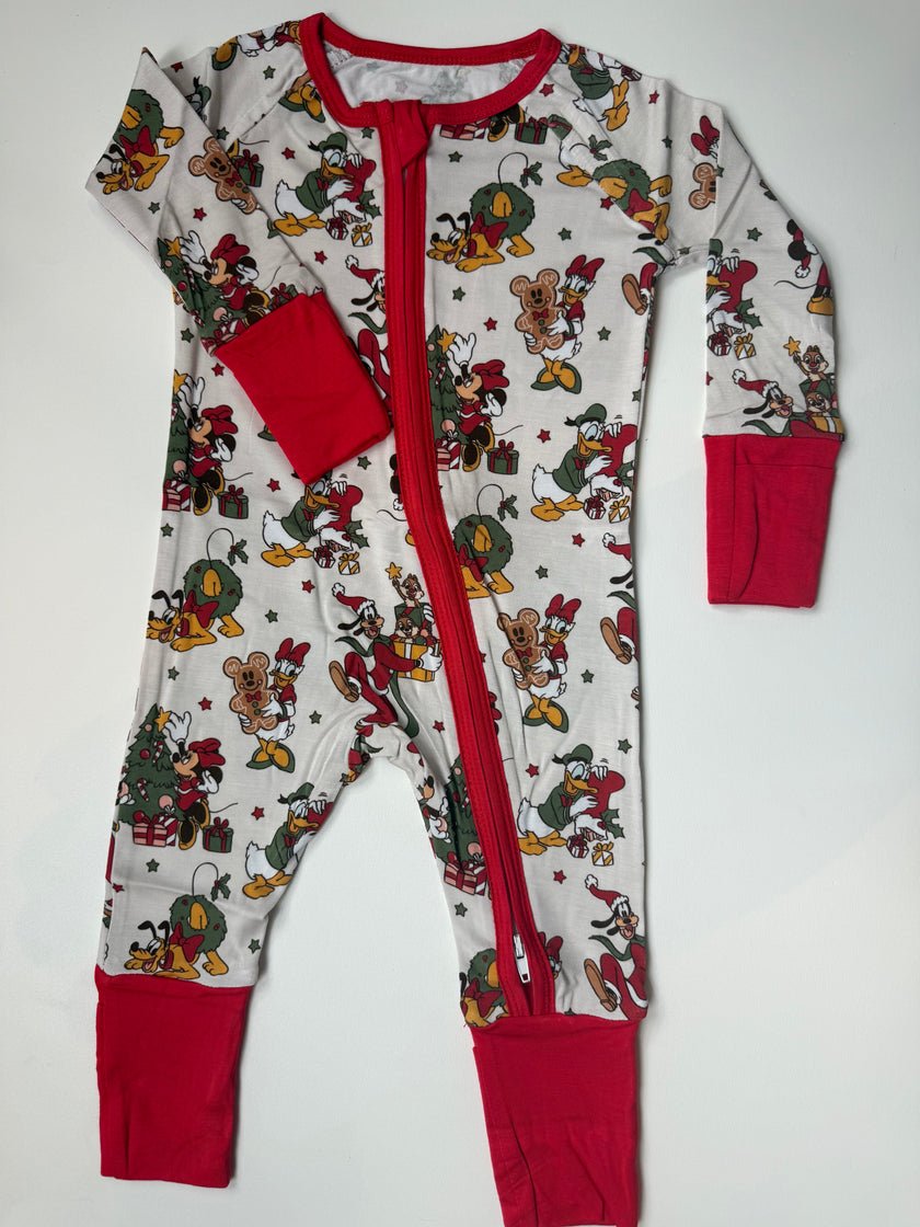 MAGICAL XMAS - DREAMLAND LONG SLEEVE SLEEPER - BAMBOO