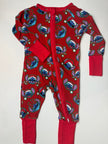 FAMILY XMAS - DREAMLAND LONG SLEEVE SLEEPER - BAMBOO