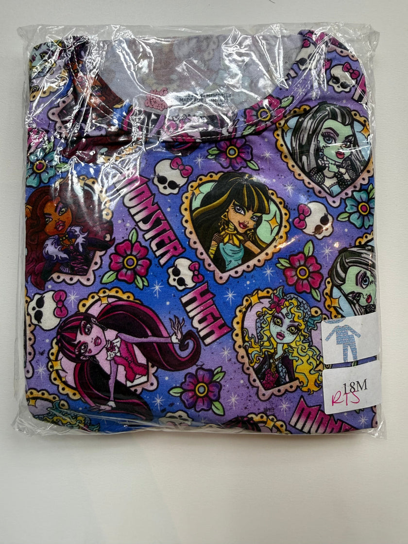 GHOUL GIRLS - SLUMBER LONG SLEEVE PAJAMA PANTS SET - BAMBOO