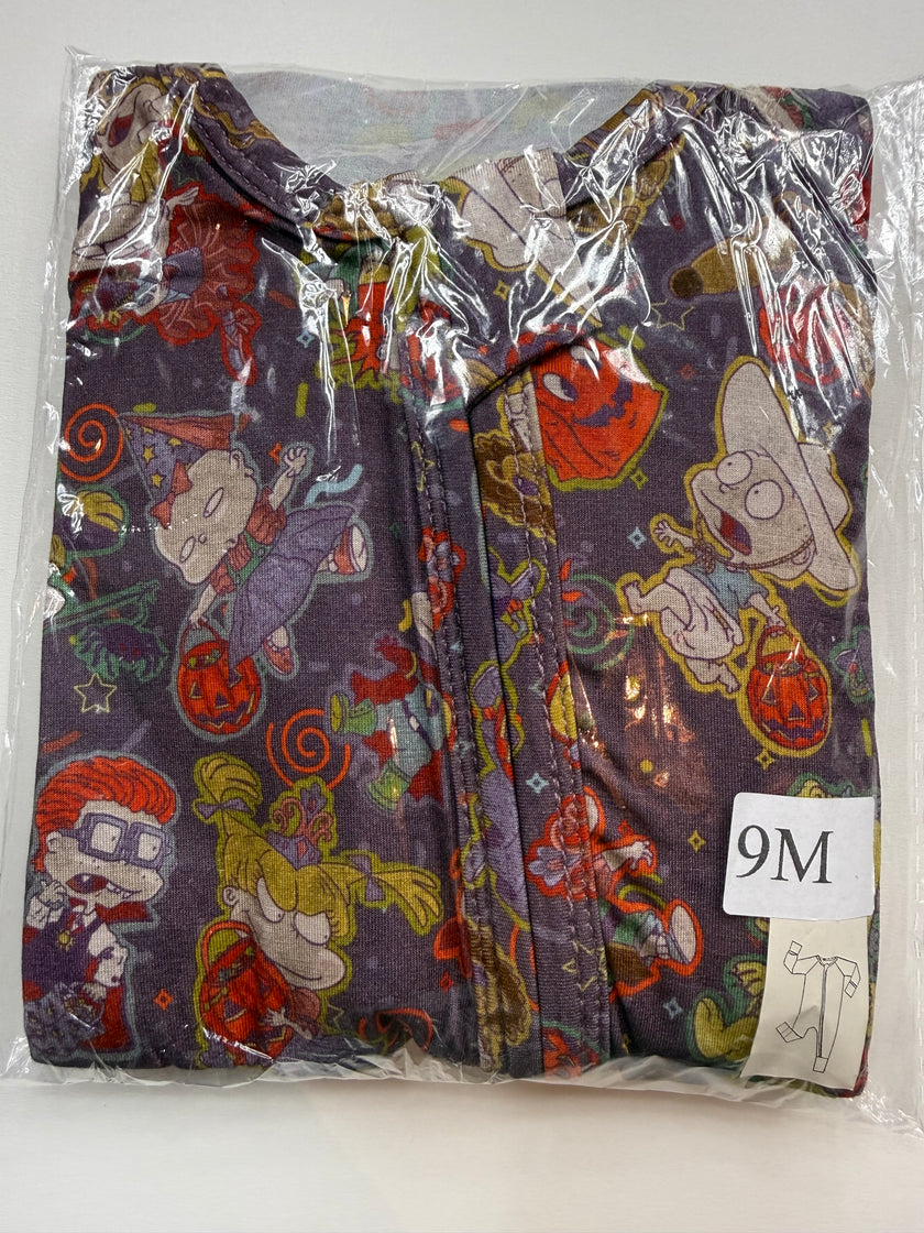 MIDNIGHT MISCHIEF - DREAMLAND LONG SLEEVE SLEEPER - BAMBOO