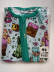 GIRLY CRAFT - DREAMLAND LONG SLEEVE SLEEPER - BAMBOO