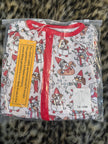Heeler Christmas - Dreamland Long Sleeve Sleeper - Bamboo - Ready to Ship Christmas