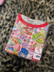 117. STRAWBERRY SC SLUMBER LONG SLEEVE PAJAMA PANTS SET - Bamboo - 6T