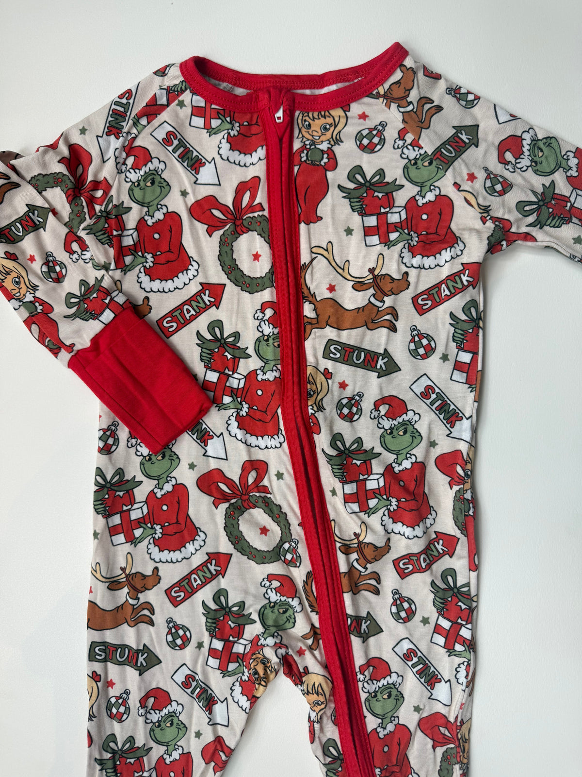 STUNK - DREAMLAND LONG SLEEVE SLEEPER - BAMBOO