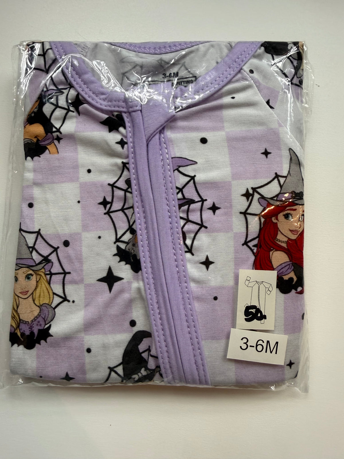 HALLOWEEN PRINCESS - DREAMLAND LONG SLEEVE SLEEPER - BAMBOO