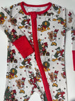 MAGICAL XMAS - DREAMLAND LONG SLEEVE SLEEPER - BAMBOO