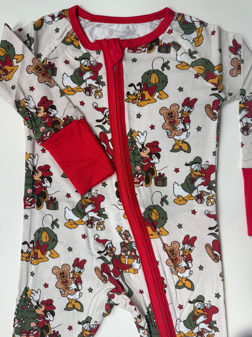 MAGICAL XMAS - DREAMLAND LONG SLEEVE SLEEPER - BAMBOO