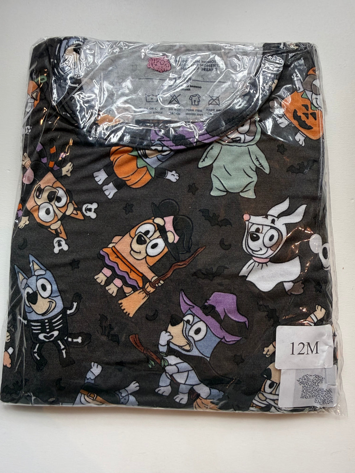 HAUNTED HEELERS - FAWN SHORT SLEEVE SHORT SET - BAMBOO