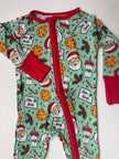 SANTA COOKIES - DREAMLAND LONG SLEEVE SLEEPER - BAMBOO
