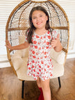 Mean Girl Era Charming Short Sleeve Skirted Leotard - Bamboo - PRE ORDER