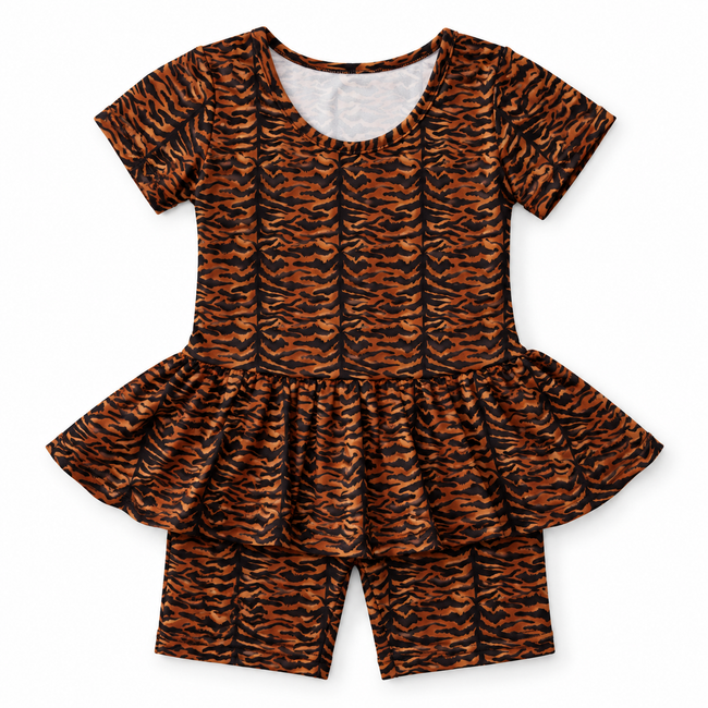 Retro Robot Adventures Haven Skirted Romper - Knit - Pre Order
