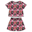 NOT YOUR BOO - ORCHID RUFFLE SHORT SET - BAMBOO - READY TO SHIP