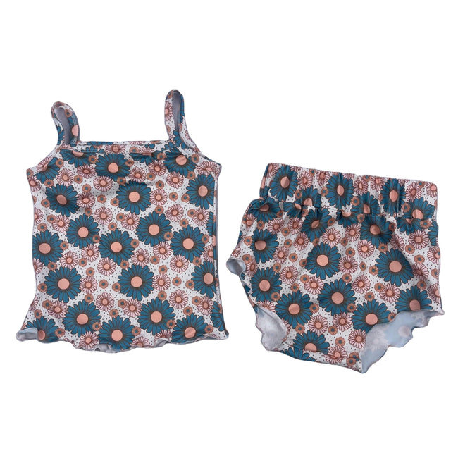 Sidekicks Harmony Ruffle Tank Bummie Set - Knit - Pre Order