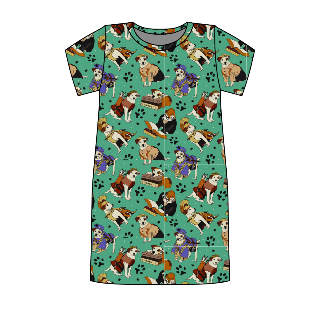 Wishbone - Poppy Oversized Sleep Shirt Bamboo - Pre Order