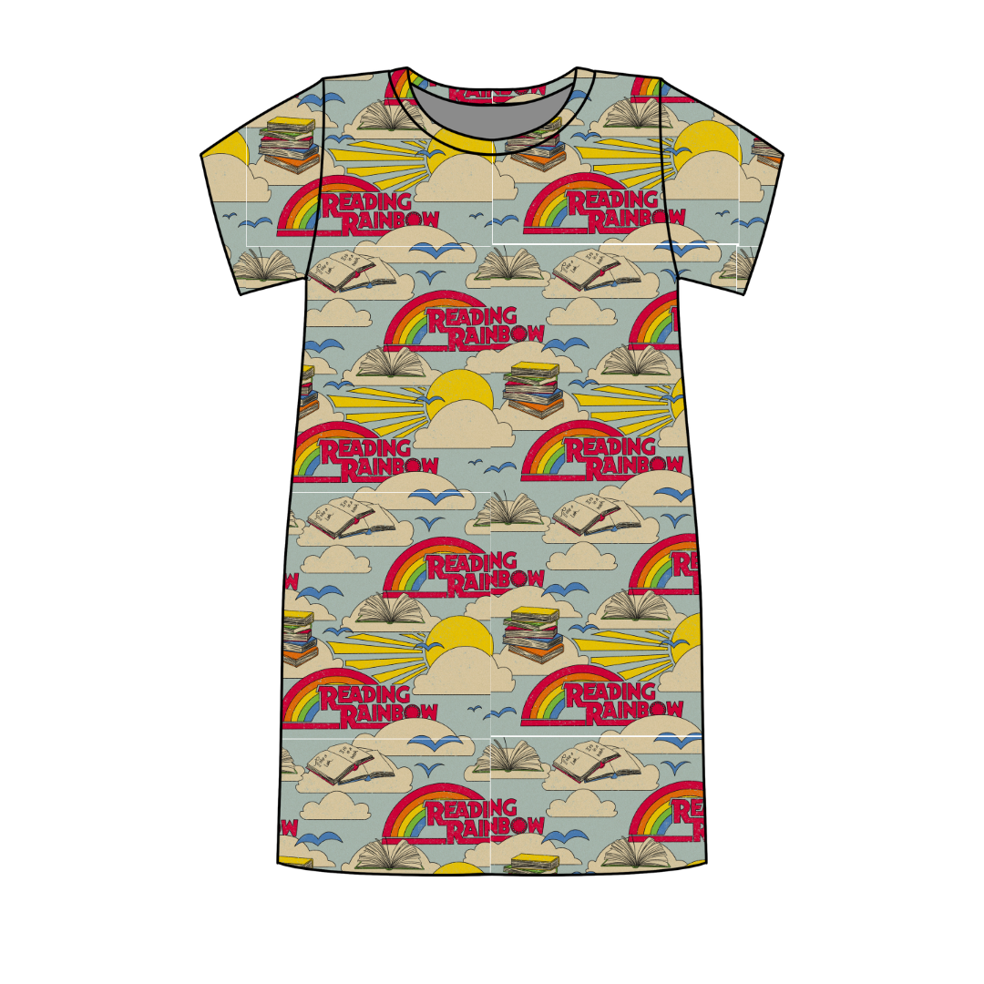 Reading - Poppy Oversized Sleep Shirt Bamboo - Pre Order