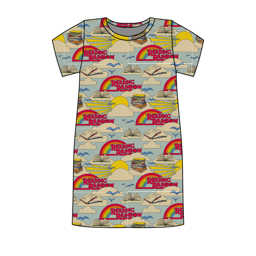 Reading - Poppy Oversized Sleep Shirt Bamboo - Pre Order