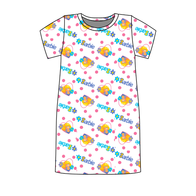 Party Girl Vintage Sheet - Poppy Oversized Sleep Shirt Bamboo - Pre Order