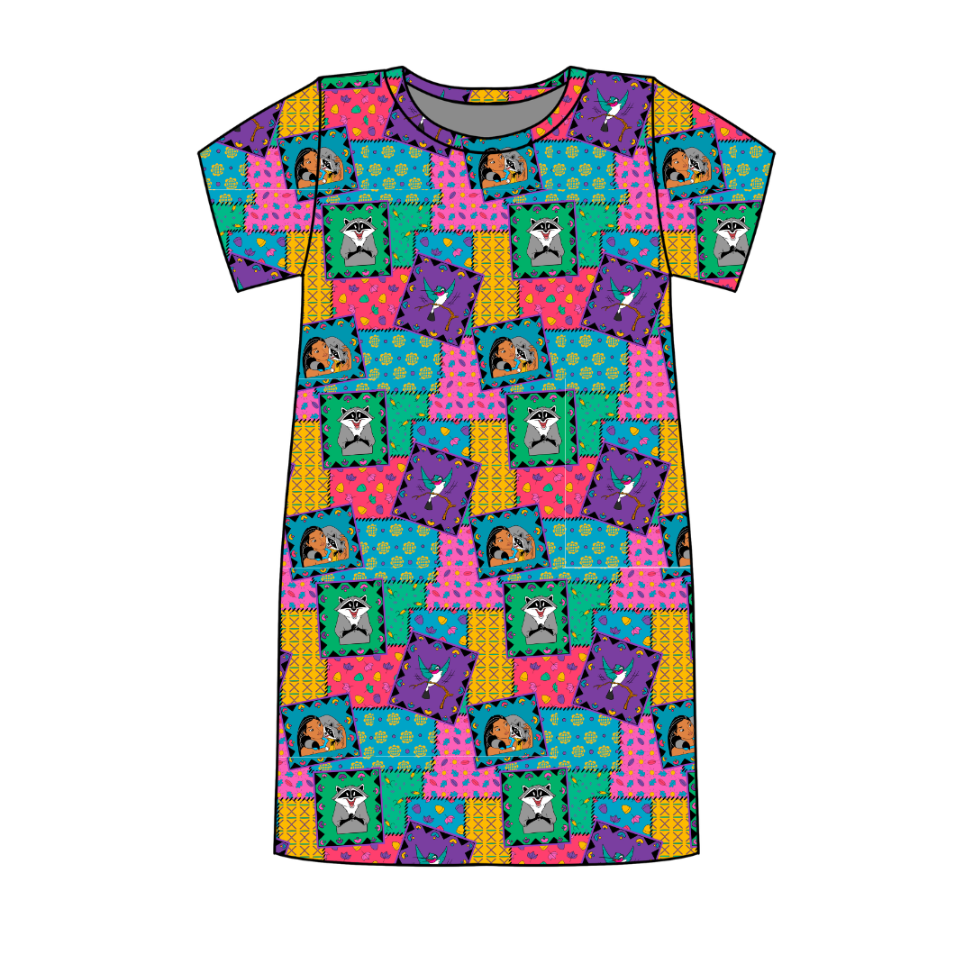 Wind Color - Poppy Oversized Sleep Shirt Bamboo - Pre Order