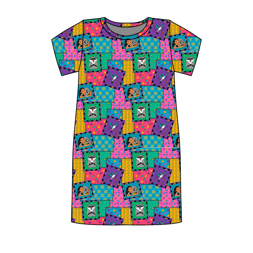 Wind Color - Poppy Oversized Sleep Shirt Bamboo - Pre Order