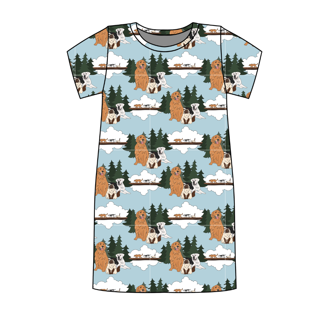 Homeward - Poppy Oversized Sleep Shirt Bamboo - Pre Order