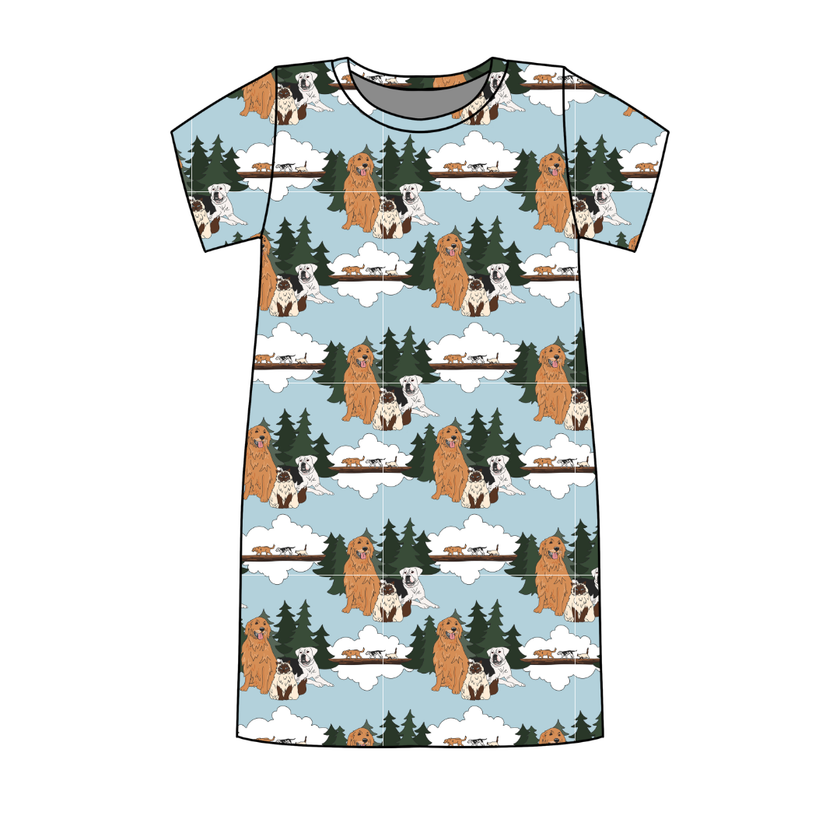 Homeward - Poppy Oversized Sleep Shirt Bamboo - Pre Order
