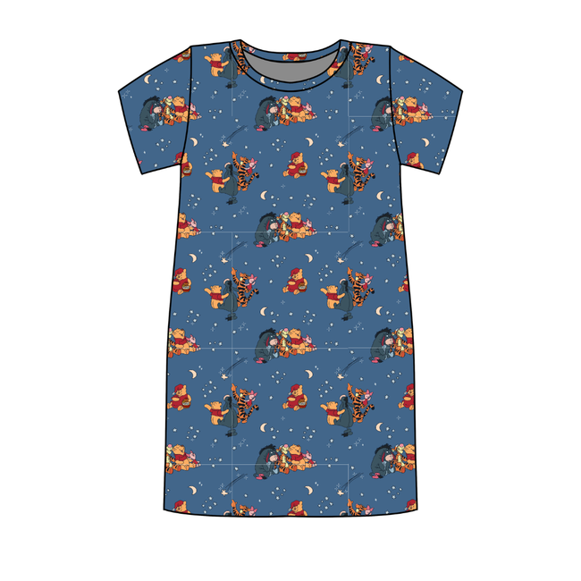 Hunny Dreams - Poppy Oversized Sleep Shirt Bamboo - Pre Order
