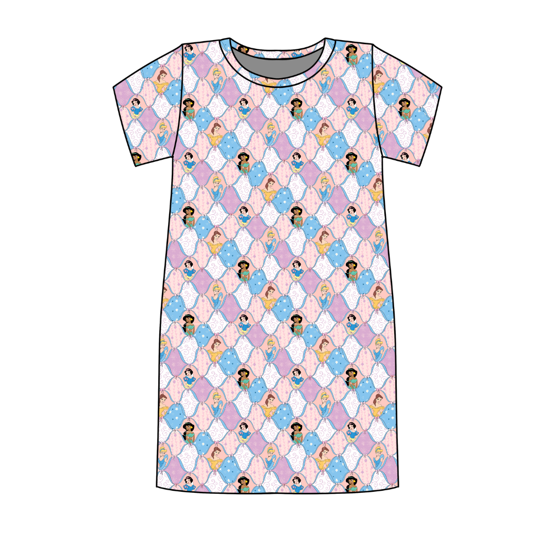 Princess Dreams - Poppy Oversized Sleep Shirt Bamboo - Pre Order