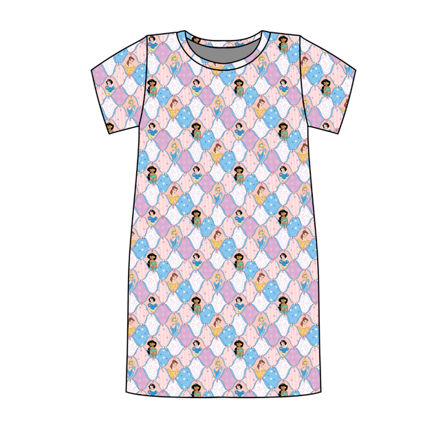 Princess Dreams - Poppy Oversized Sleep Shirt Bamboo - Pre Order
