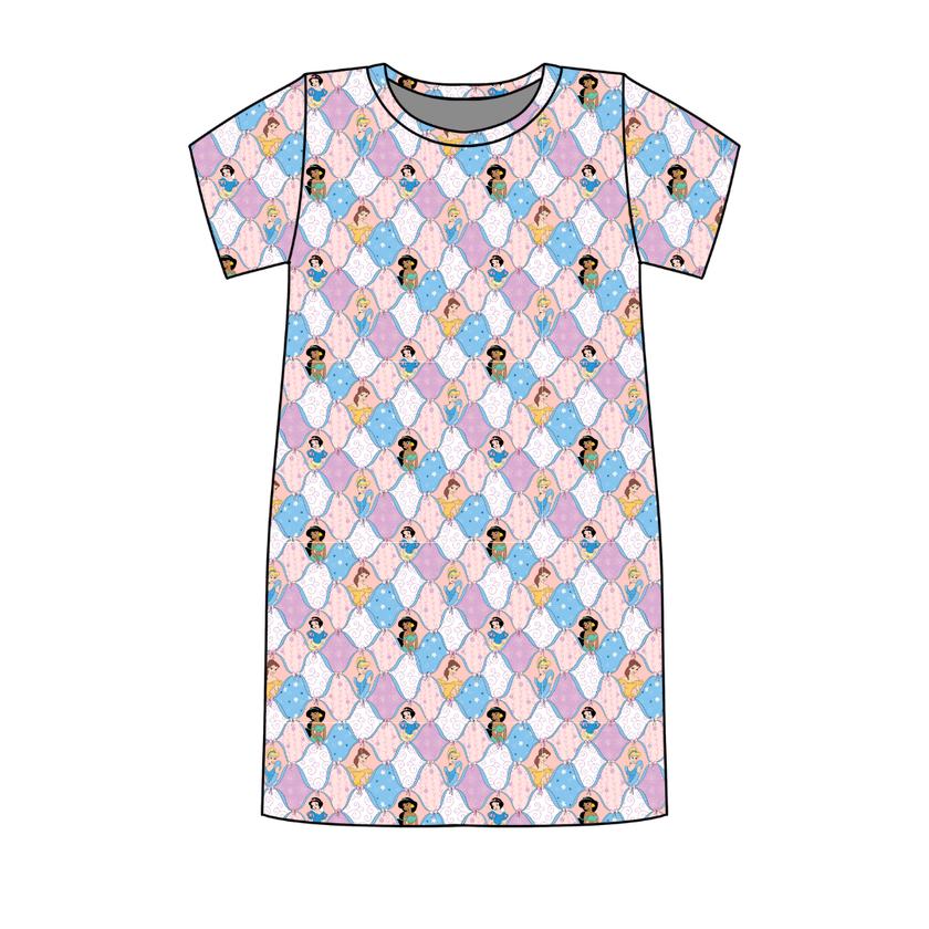 Princess Dreams - Poppy Oversized Sleep Shirt Bamboo - Pre Order